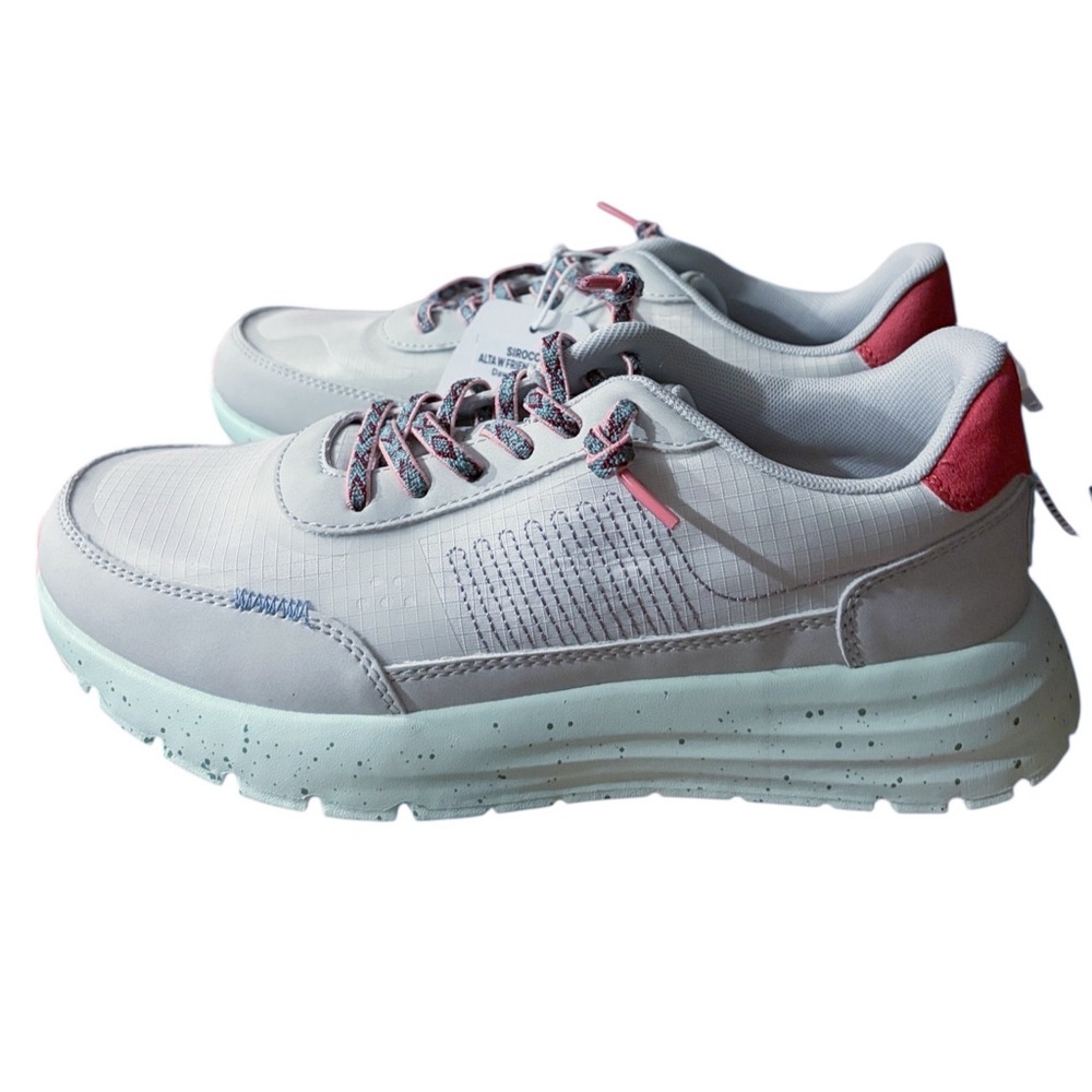 Hey Dude SIROCCO ALTA Lace Up Sneakers friendship laces Dawn Blue Multi New - Picture 2 of 8